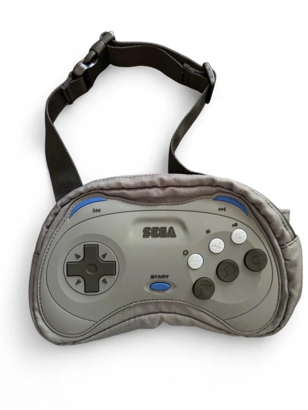Zara x Sega gray & black fanny bag. Belt bag.